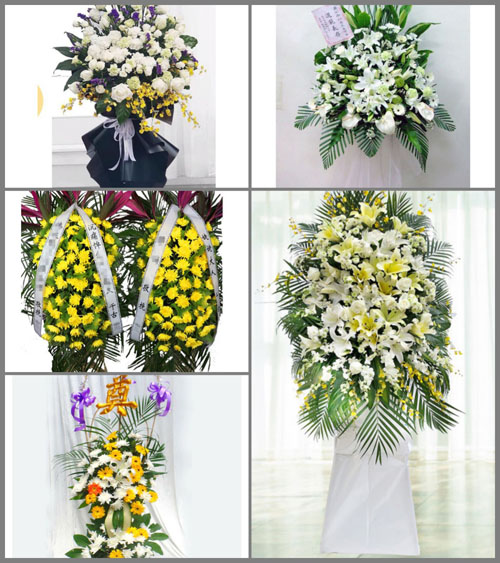 江西赣州赣县区白事花篮预定
